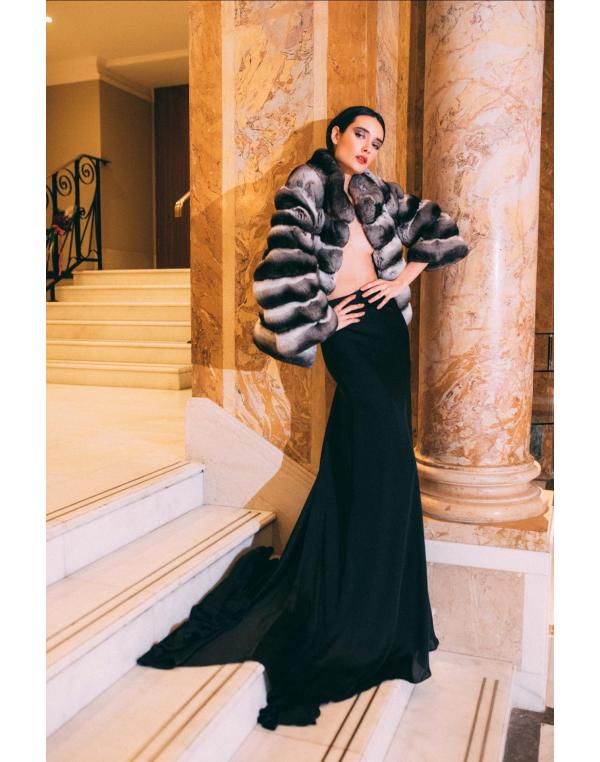 Haine de Chinchilla Paisi Art Fur | Lux, Eleganță și Stil Atemporal