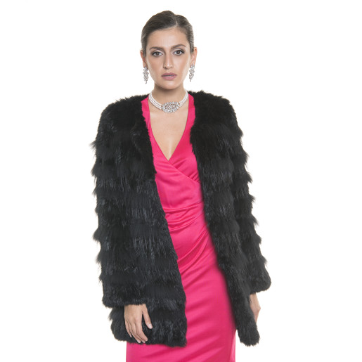 Jacheta blana naturala raton