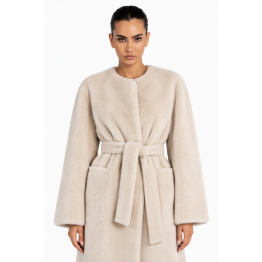 Haina shearling reversibil merinos spaniol ultra-thin, 90cm