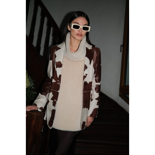 Sacou cavalinno (ponei) cow print/60cm