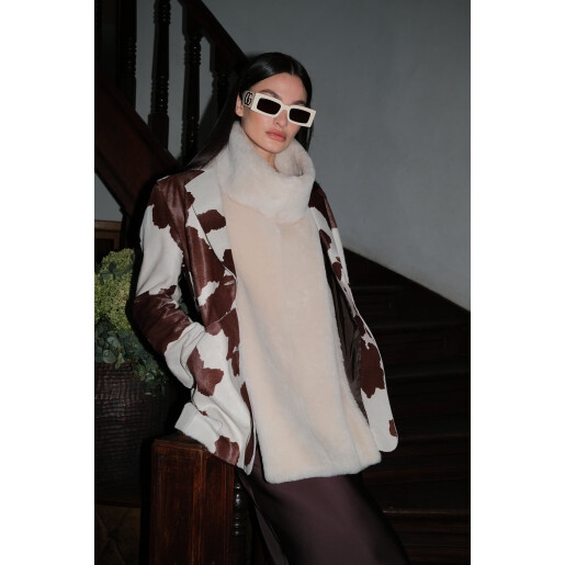 Sacou cavalinno (ponei) cow print/60cm