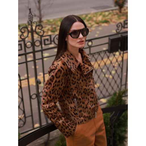 Jacheta sport cavalinno (ponei), animal print, 50cm