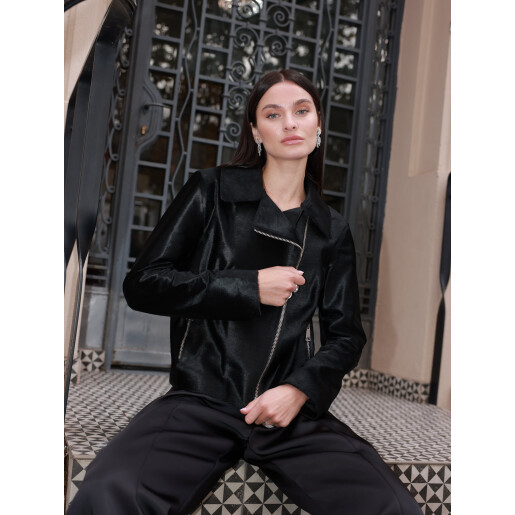 Jacheta sport cavalinno (ponei), neagra, 50cm