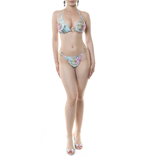 Bikini brazilian plaja cu 2 inele, Dreamy Garden