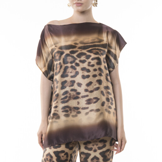 Bluza matase naturala 100%, Feline Moves