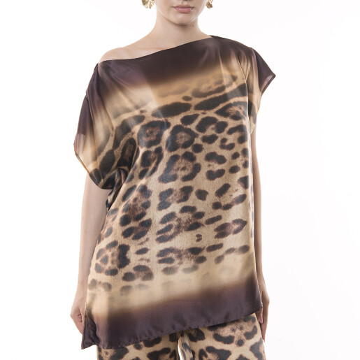 Bluza matase naturala 100%, Feline Moves