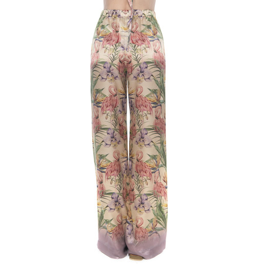 Tropical Breeze Long Pants, 100% Natural Silk