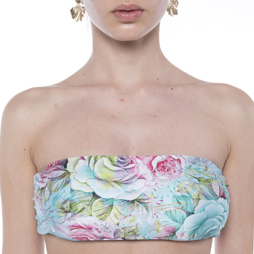 Sutien baie Dreamy Garden, bandana inchidere metalica