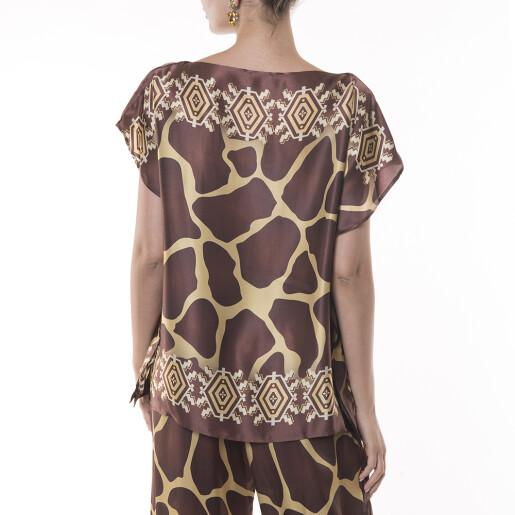 Bluza  matase naturala 100%, Safari Vibe