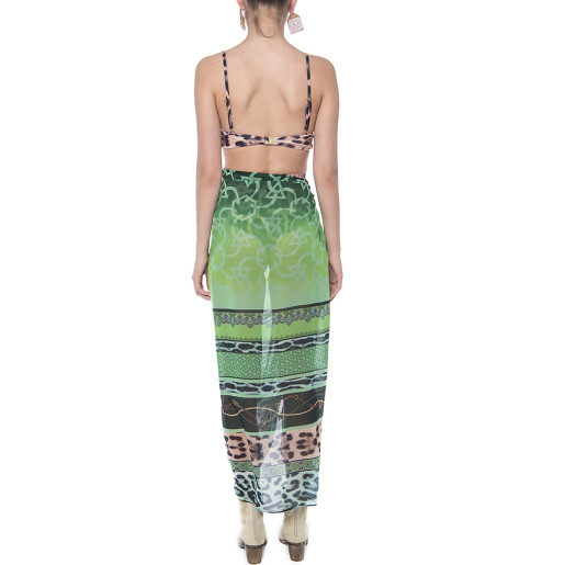 Pareo Green jewel, 112x132cm, voal