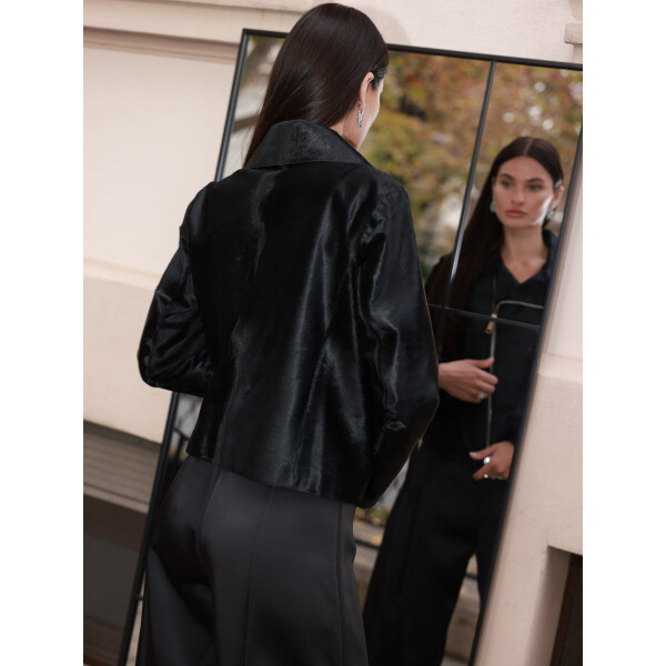 Jacheta sport cavalinno (ponei), neagra, 50cm