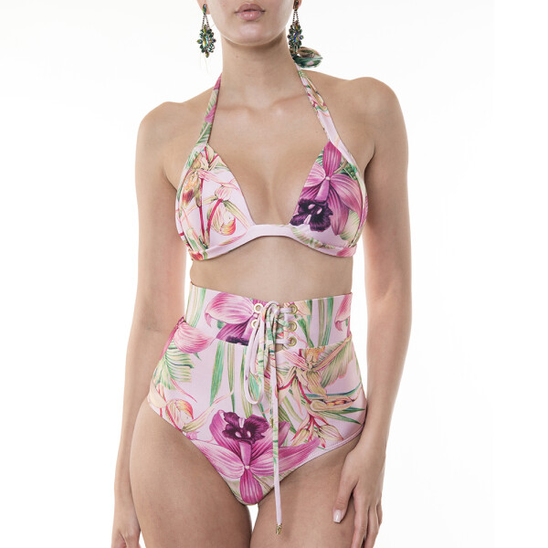 Sutien plaja triunghi push up funde late ,Wild Orchid