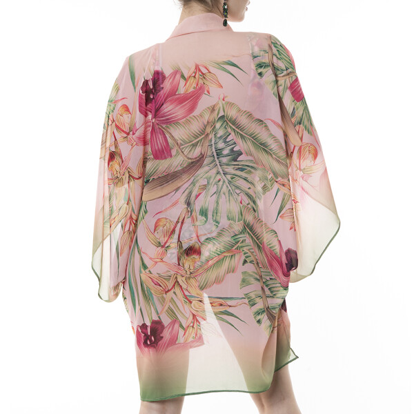 Kimono scurt deschis voal, Wild Orchid
