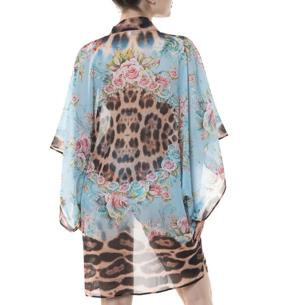 Kimono mini deschis voal, Dreamy Garden
