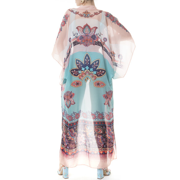 Kimono lung deschis voal, Oriental Secret