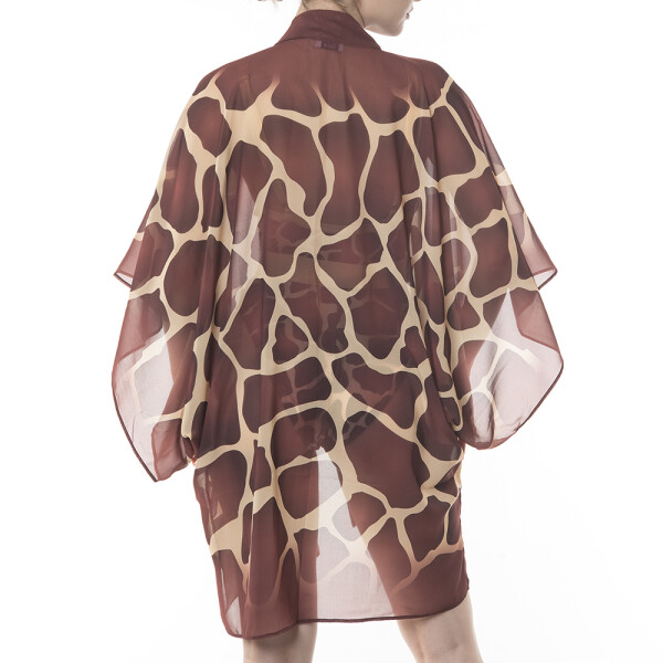 Kimono scurt  voal, Safari Vibe