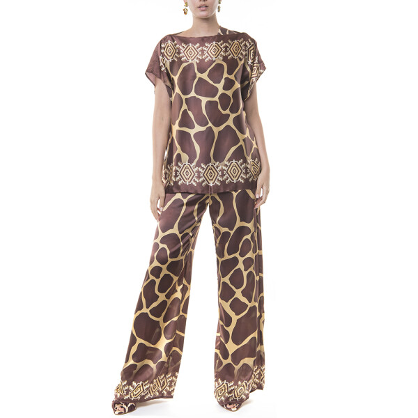 Bluza  matase naturala 100%, Safari Vibe