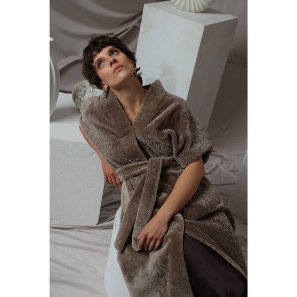 Vesta miel South African, tuns 3D, taupe, 115cm