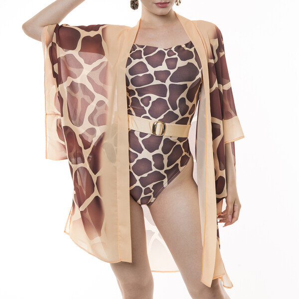 Kimono scurt voal, Safari Vibe
