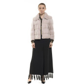 Jachetă de blană naturală de vizon/ nurcă, Crystal Gray, 60 cm