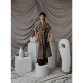 Vesta miel South African, tuns 3D, taupe, 115cm