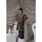 Haina blana miel merinos tuns, tan taupe, 90cm