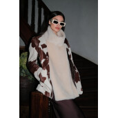 Sacou cavalinno (ponei) cow print/60cm