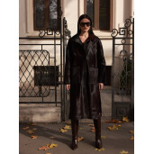 Haina lunga cavalinno (ponei), dark brown, 107cm