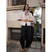 Jacheta blana tip lana miel Australian 