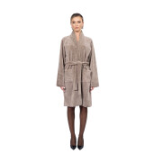 Haina shearling persan, culoare speciala, cu cordon, 90cm