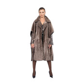 Haina gen pelerina shearling persan, culoare speciala, 100cm