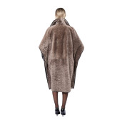 Haina gen pelerina shearling persan, culoare speciala, 100cm