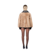 Jacheta reversibila shearling, ultra-light, 2 nuante de marp
