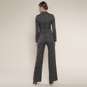 Sacou  cambrat carouri, stofa PSE