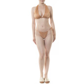 Bikini snur reglabil talie, Bronze