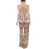 Tropical Breeze Long Pants, 100% Natural Silk
