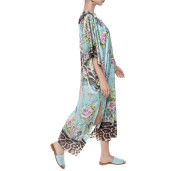Kimono matase 100%, imprimeu Dreamy Garden
