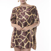 Rochie mini matase naturala 100%, Safari Vibe