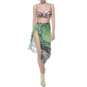 Pareo Green jewel, 112x132cm, voal