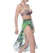 Pareo Green jewel, 112x132cm, voal