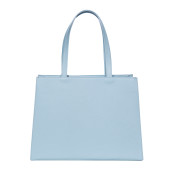 Geanta plaja Dreamy Bleu, dimensiune 30x40x15cm, piele naturala 100% 