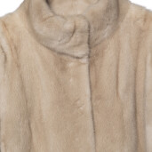 Haina blana naturala vizon, palomino, 63cm