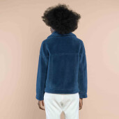 Jacheta tip jeans blana naturala miel Australian tip lana, navy, 50cm